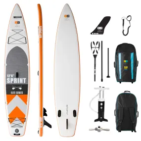 12'6" Sprint - Premium Inflatable Stand Up Paddle Board Package