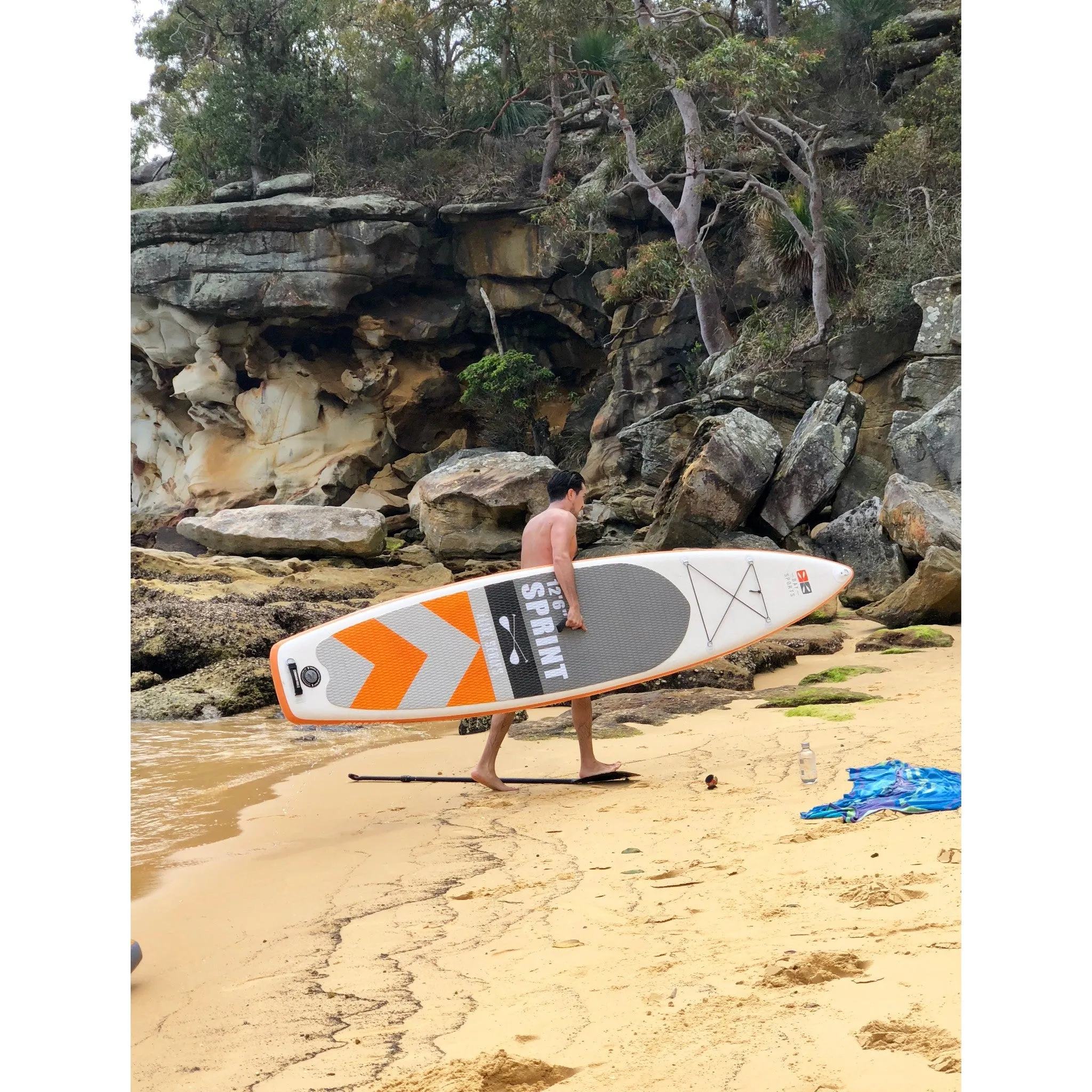 12'6" Sprint - Premium Inflatable Stand Up Paddle Board Package