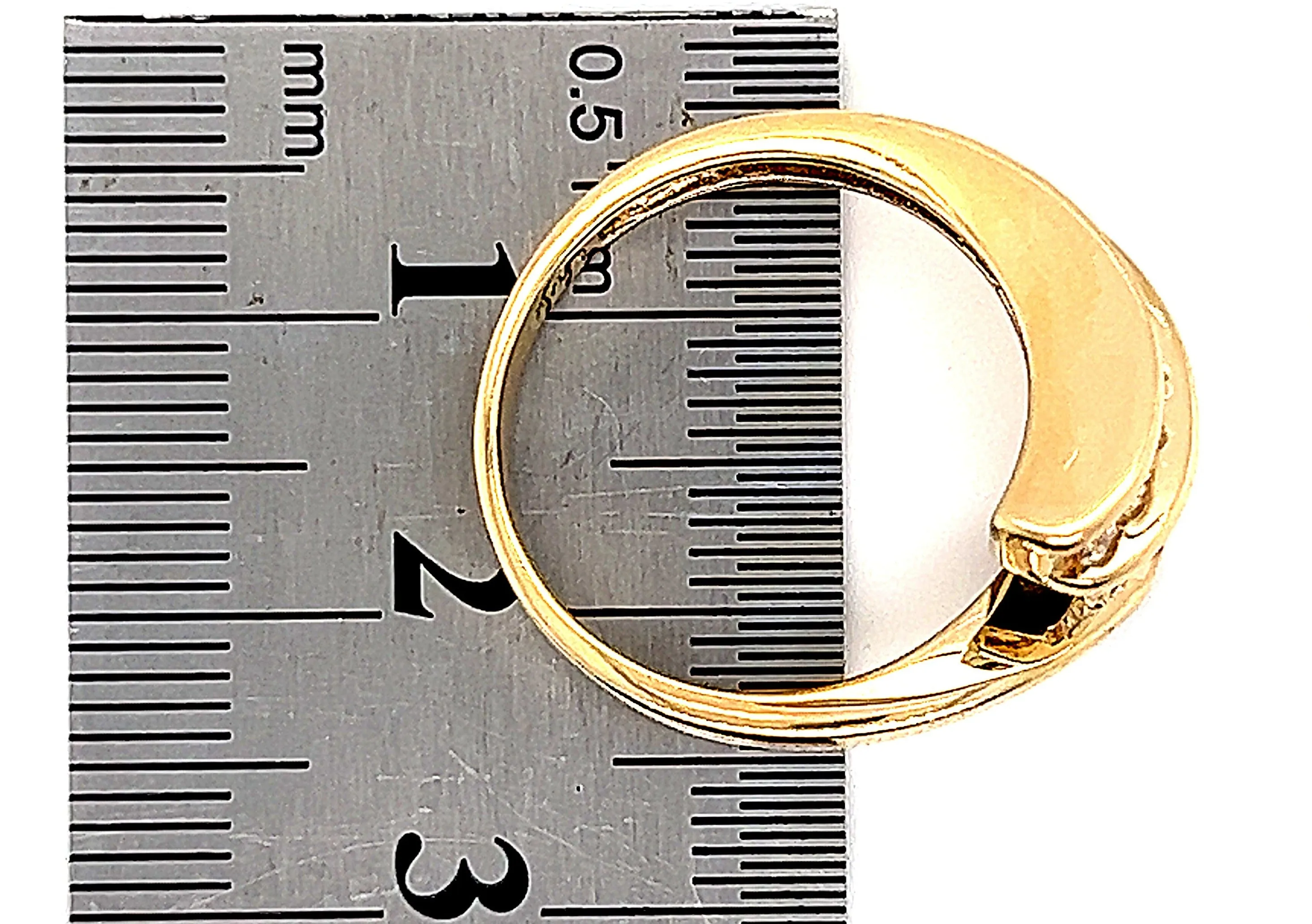 14ct Yellow Gold Cubic Zirconia Dress Ring