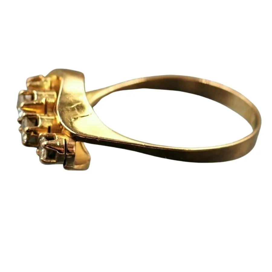 14ct Yellow Gold Diamond Ring