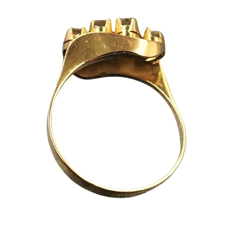 14ct Yellow Gold Diamond Ring