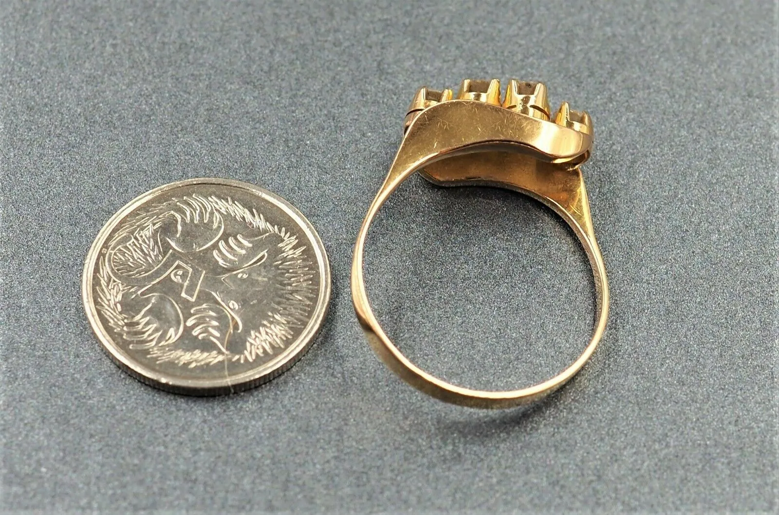 14ct Yellow Gold Diamond Ring