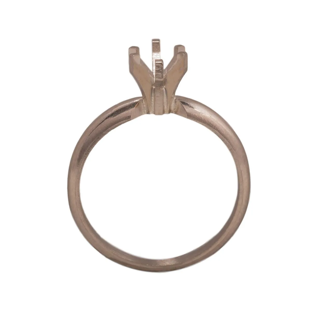 14KW, 14KW/14KY & Platinum Marquise Solitaire 8 x 4.5mm Center Stone 6-Prong Die Struck