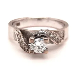 18ct White Gold Diamond Ring