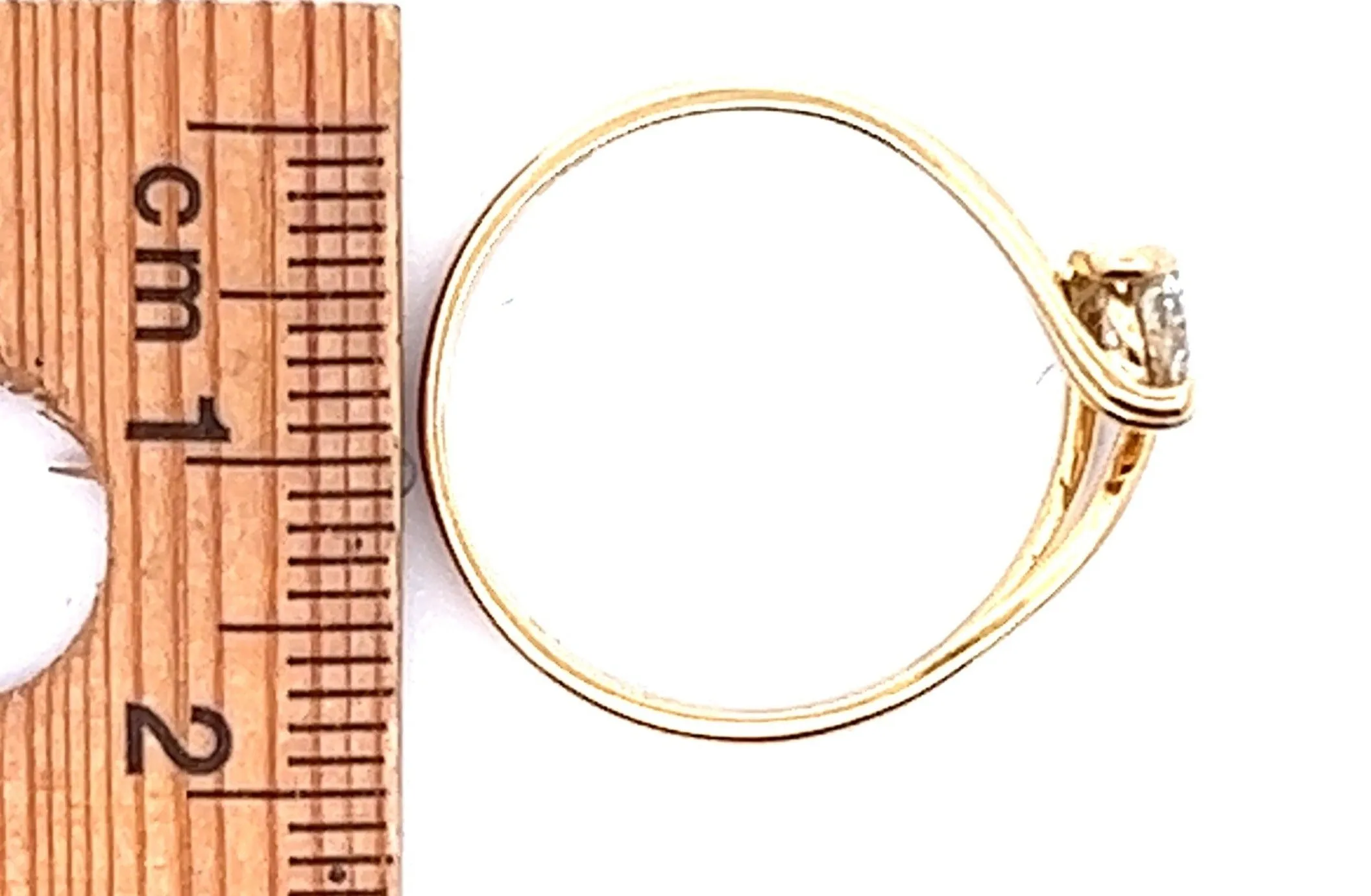 18ct Yellow Gold .20ct Diamond Ring