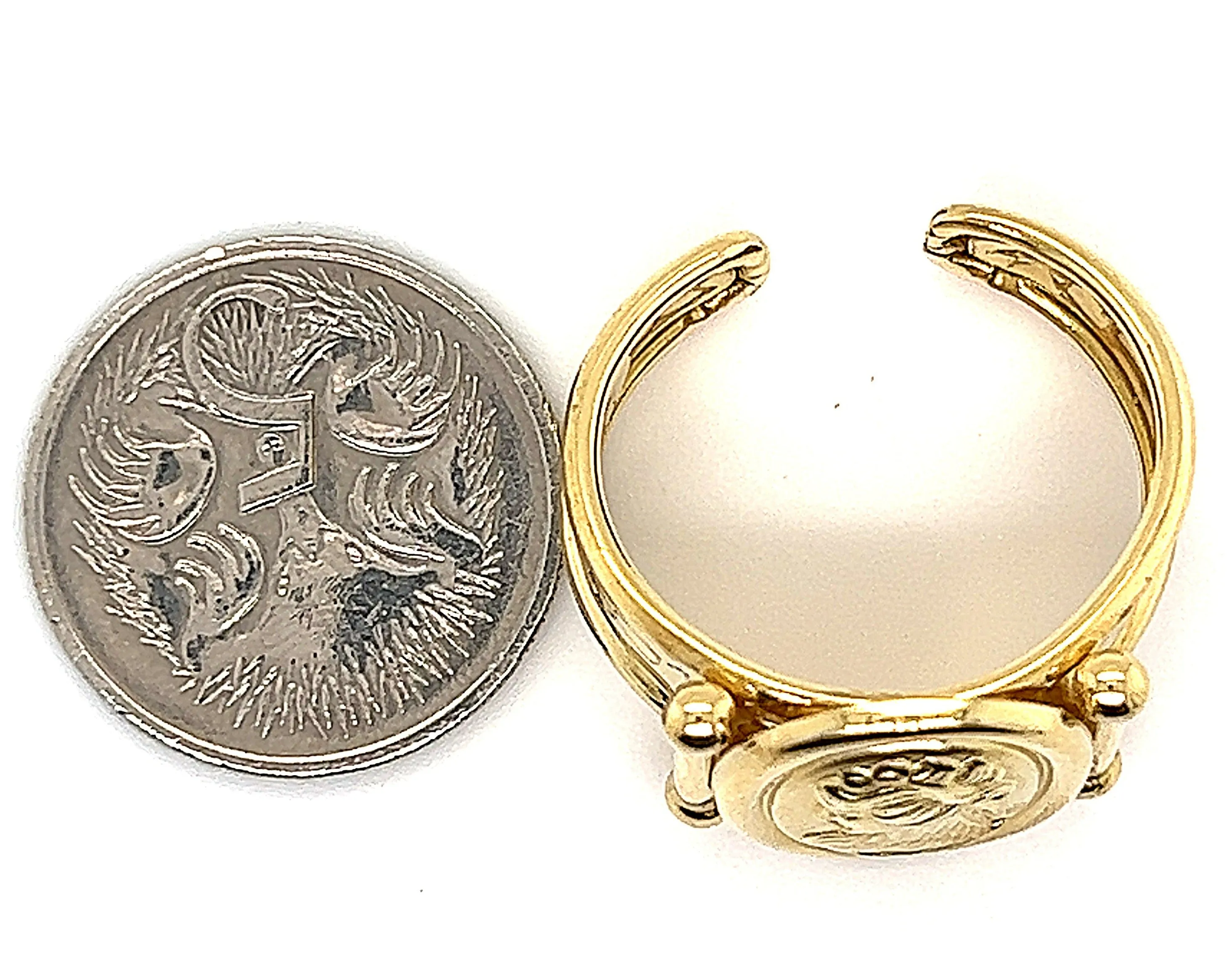18ct Yellow Gold Cuff Ring