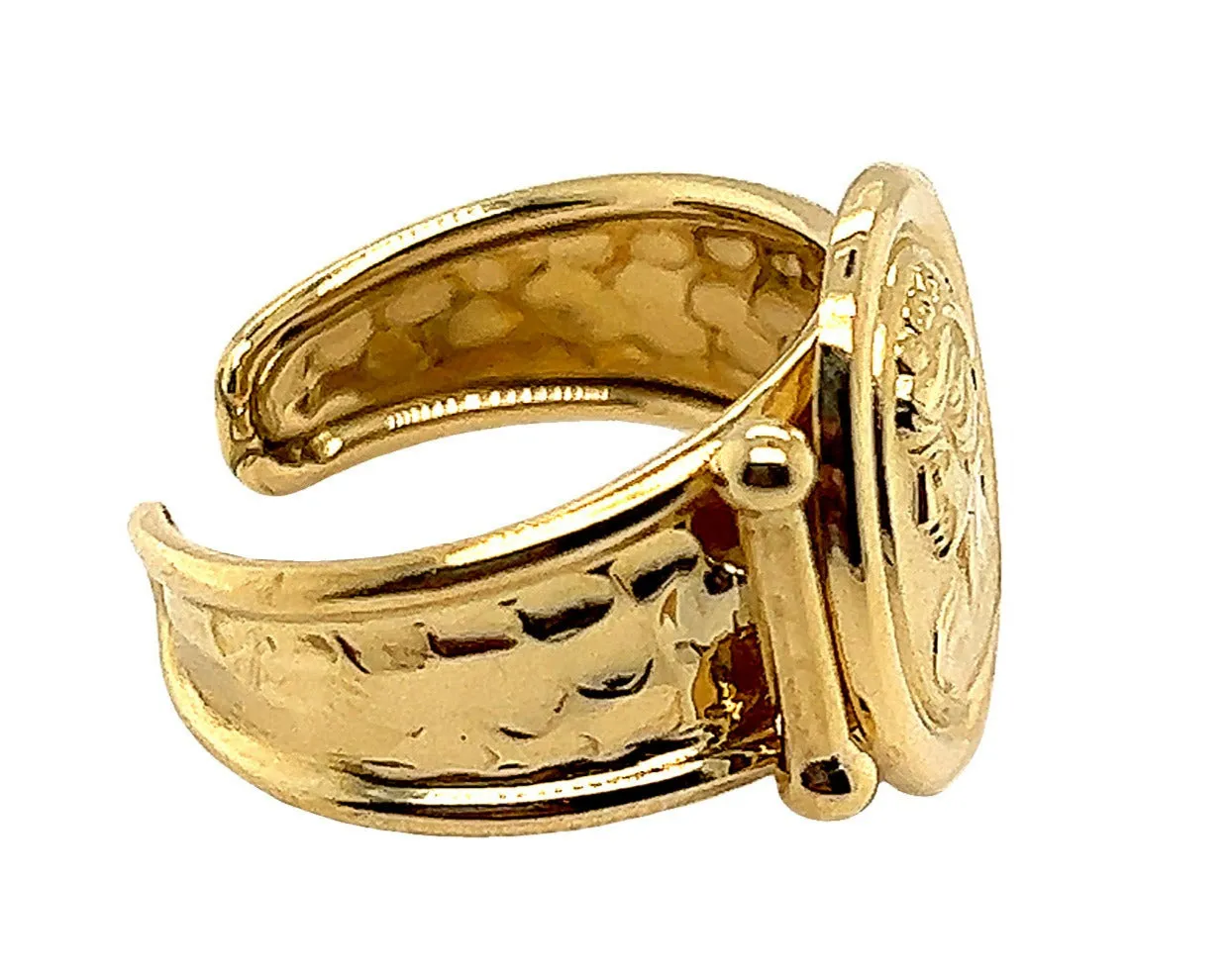 18ct Yellow Gold Cuff Ring