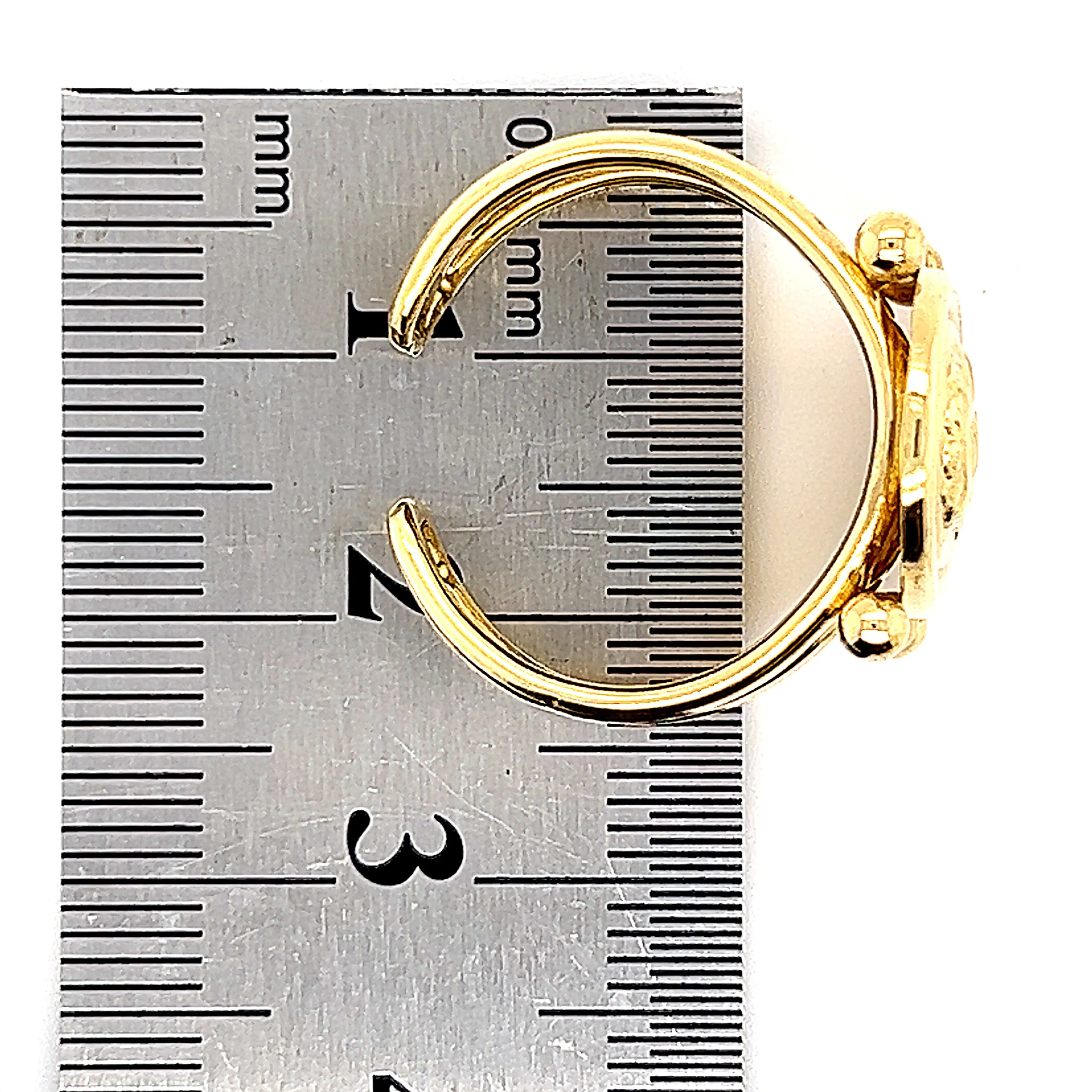 18ct Yellow Gold Cuff Ring