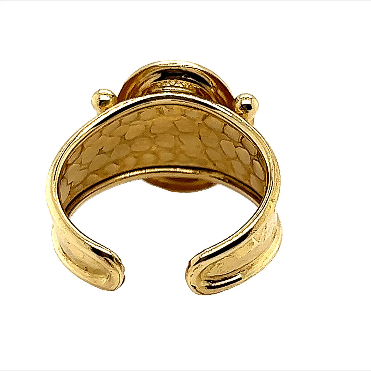 18ct Yellow Gold Cuff Ring