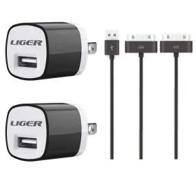 2-Pack: Liger Universal USB Wall Charger Made for Iphone