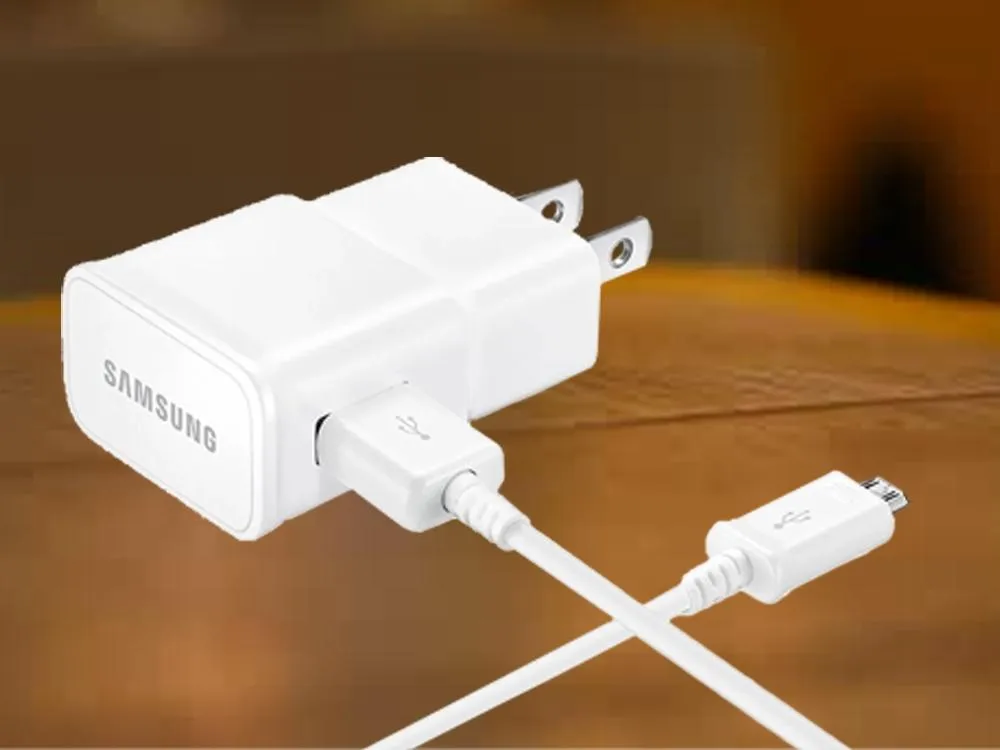 2-Pack: Samsung Adaptive Fast Charger with 4 Foot USB-C Cable