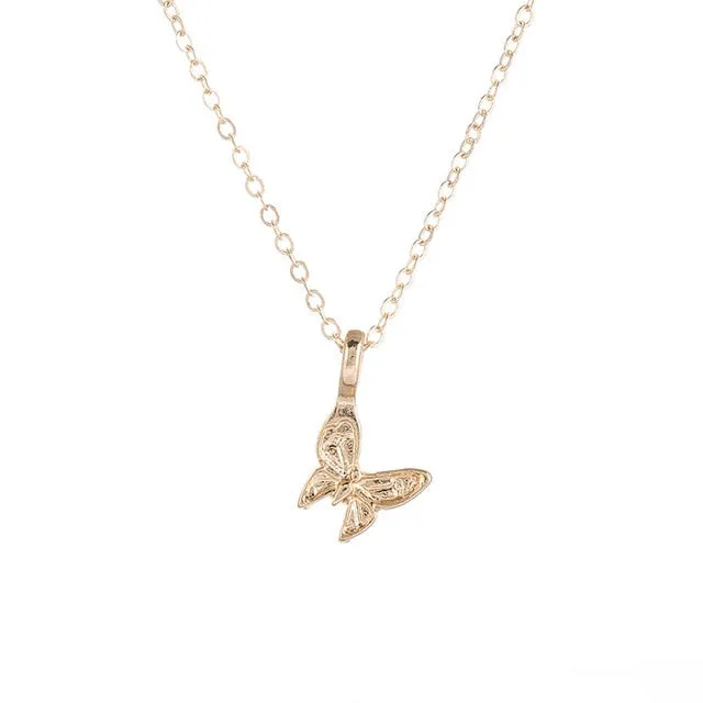 2018 Fashion Jewelry New Arrived Beautiful Butterfly Pendant Necklace For Women Girl Gift