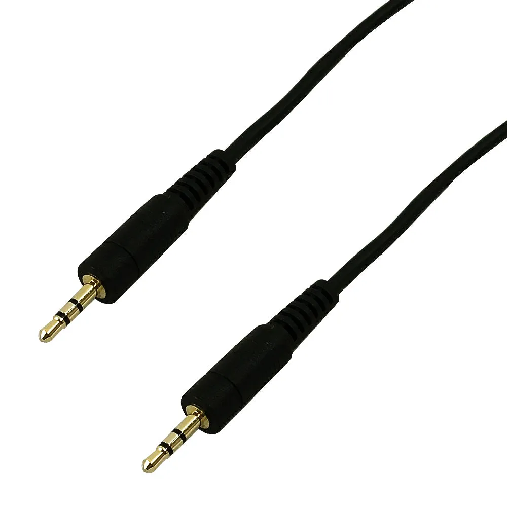 2.5mm Stereo Male to Male Cable - Riser Rated CMR/FT4