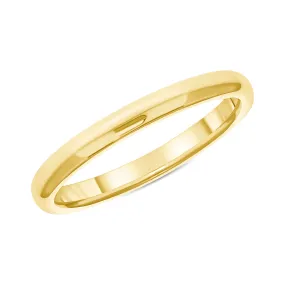 2mm Gold Band