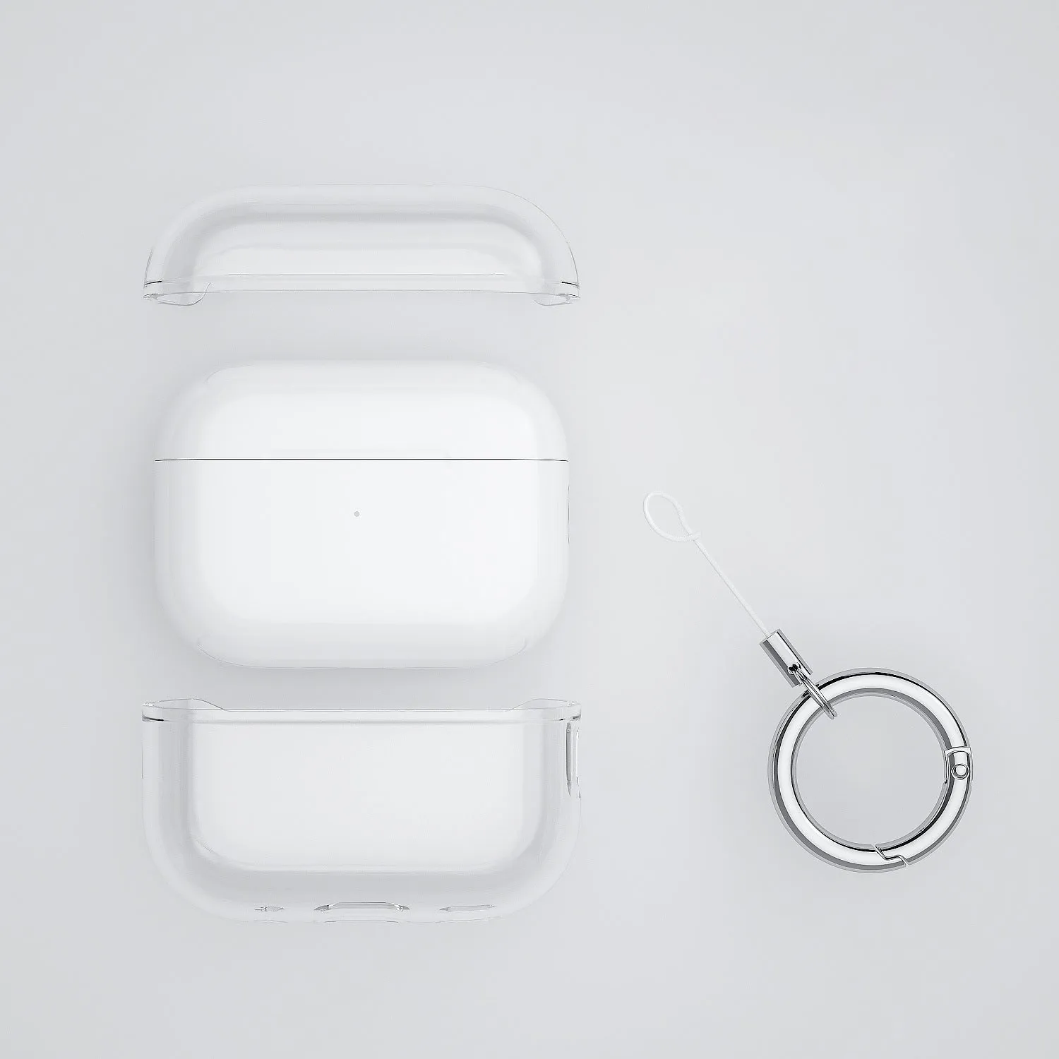 3 Pack Compatible Airpods Pro2 Case (Clear,Clear Black,Clear Blue)