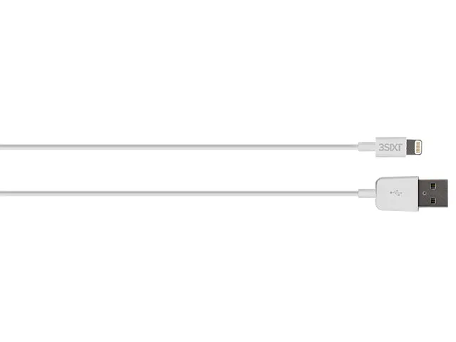 3sixT Charge & Sync Cable - Lightning - 3m - White