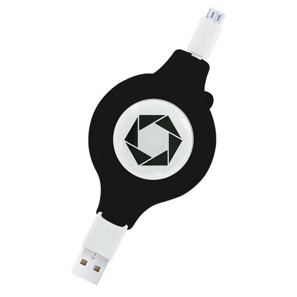 6 Foot Retractable Micro-USB Cable by Celltronix