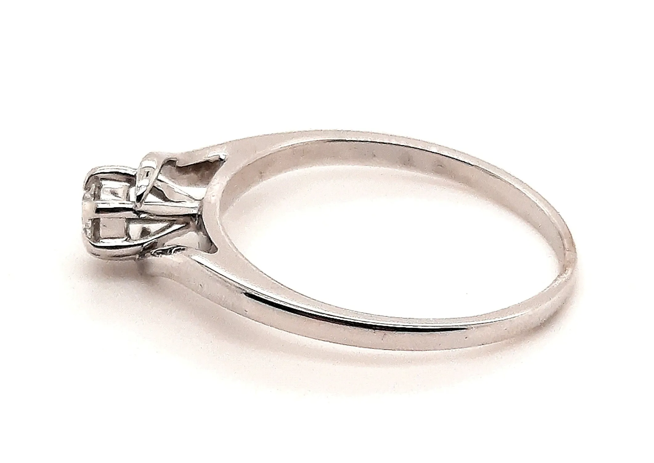 9ct White Gold Diamond .20ct Solitaire Ring