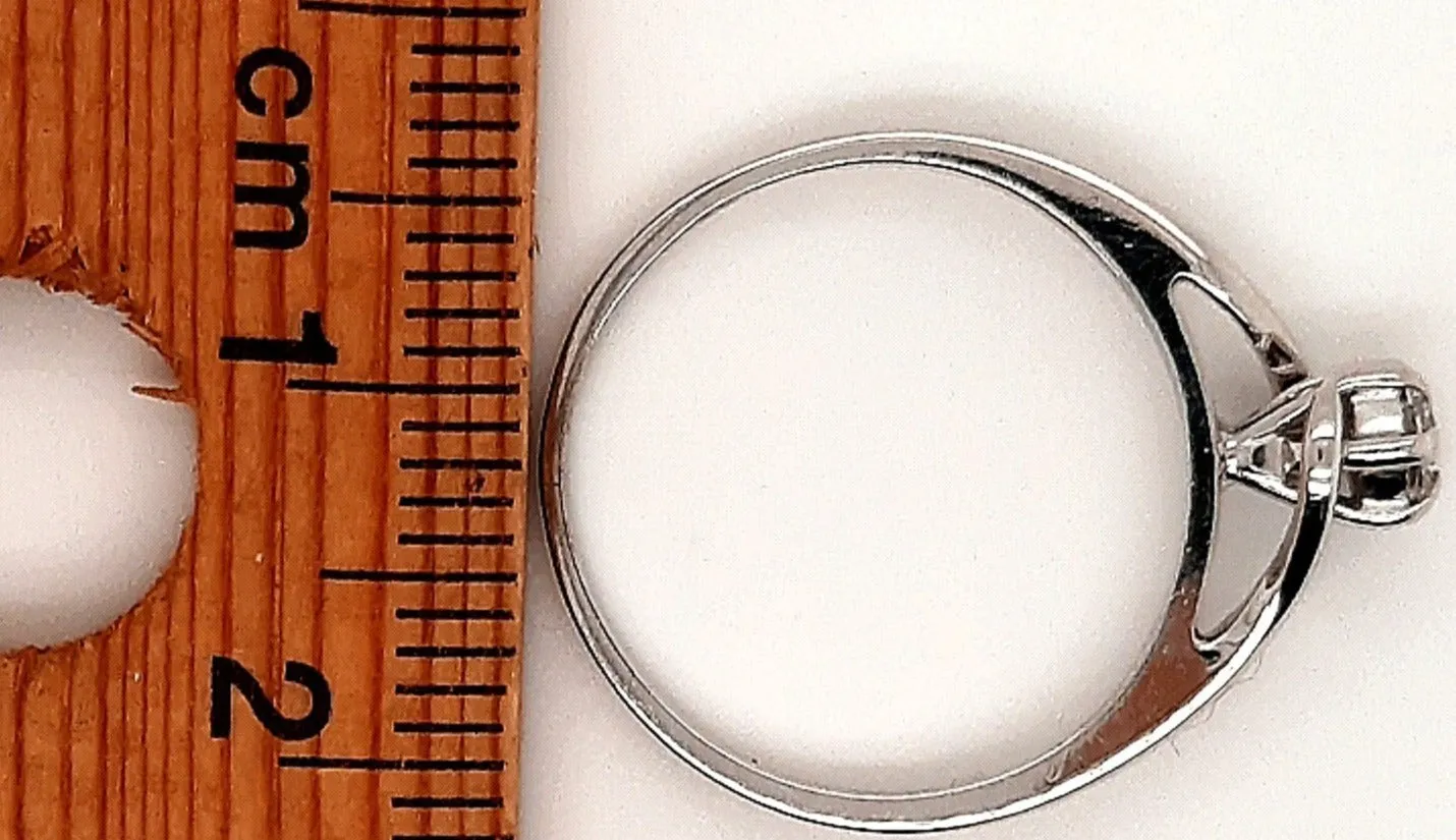 9ct White Gold Diamond .20ct Solitaire Ring