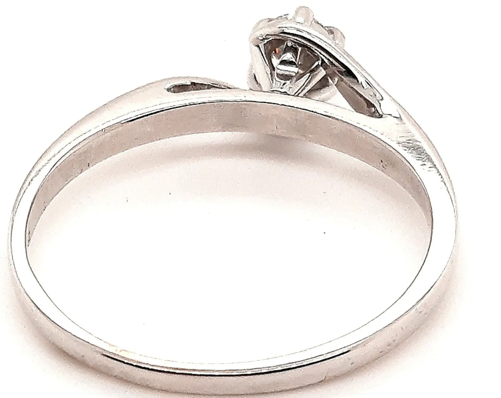 9ct White Gold Diamond .20ct Solitaire Ring