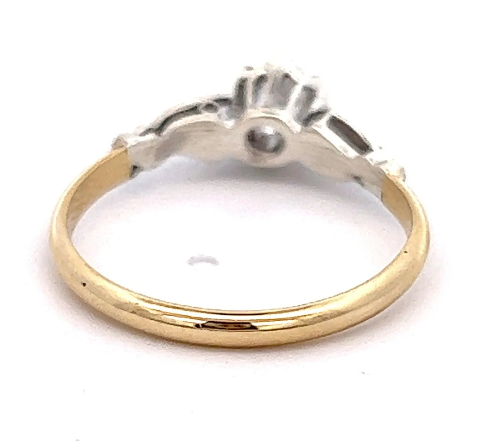9ct Yellow & White Gold Spinel Ring