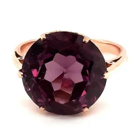 9ct Yellow Gold & Colour Change Sapphire Dress Ring