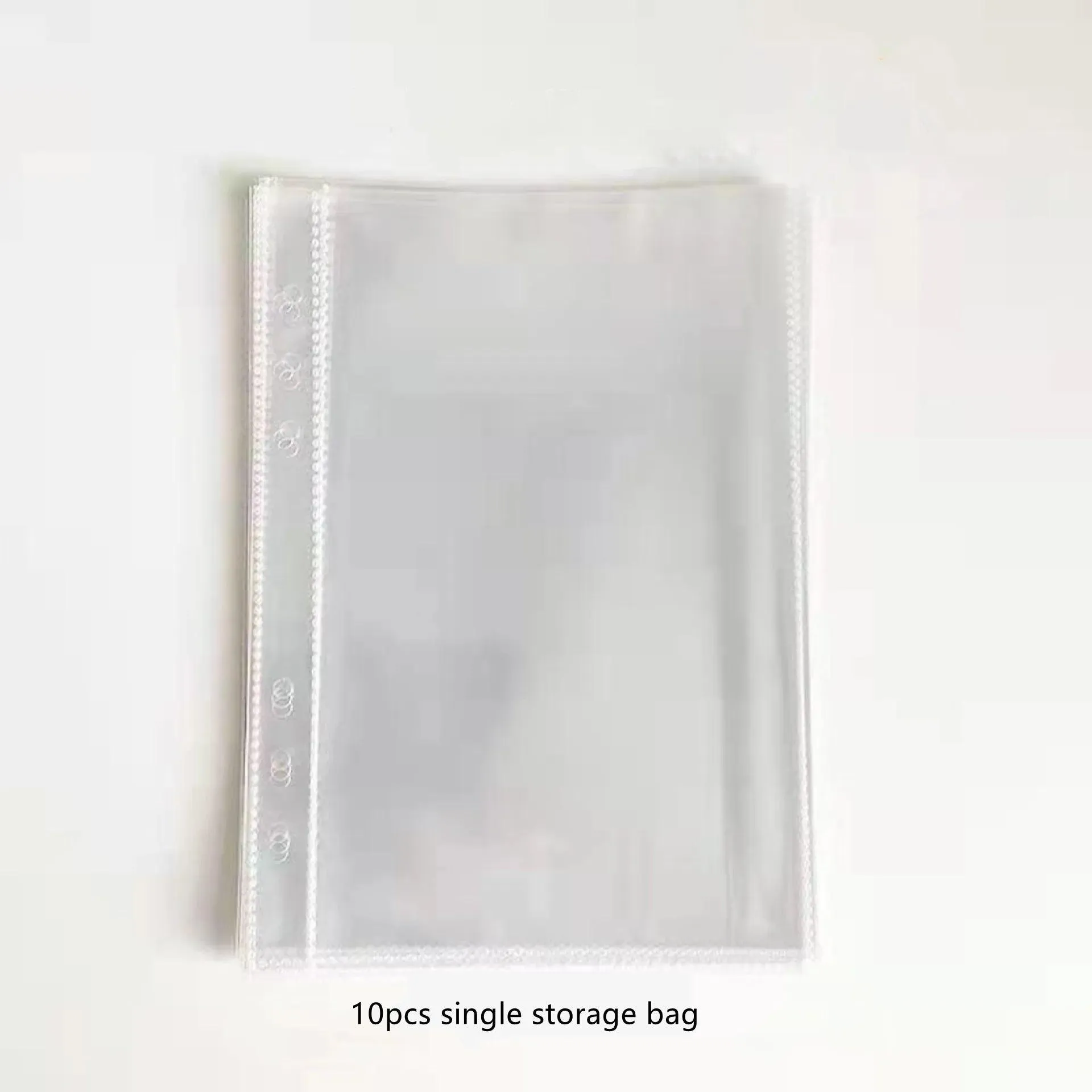 Adorable A5 Kawaii Biscuit Bear Photocard Organizer with Protective Dust Cover for Kpop Enthusiasts
