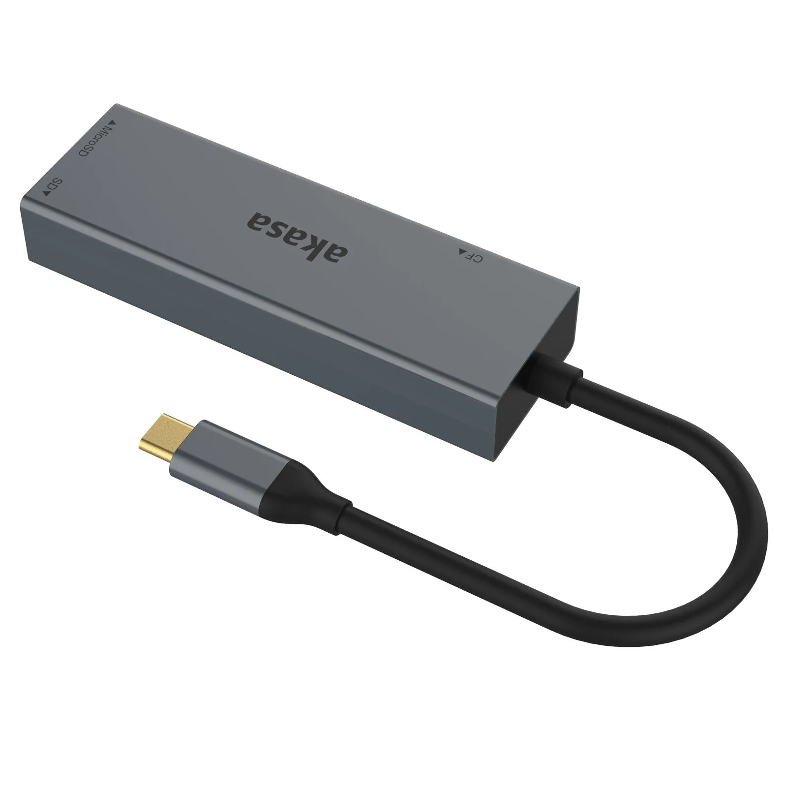 Akasa AK-CR-09BK USB 3.2 Type-C 3-in-1 Card Reader