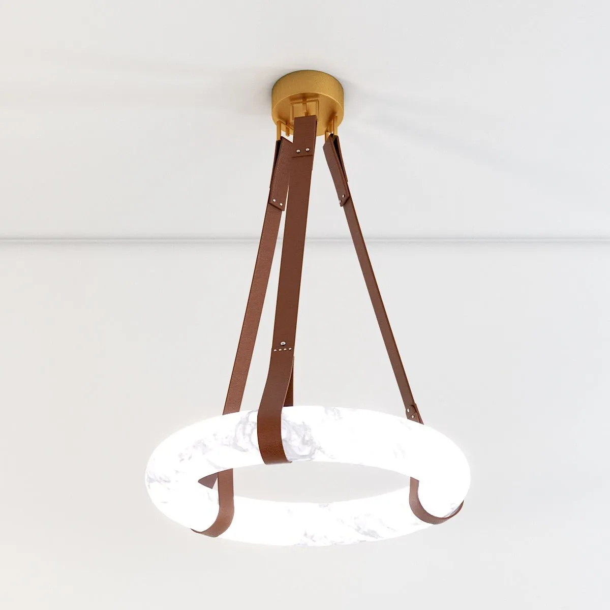 Aktis Alabaster Pendant Light