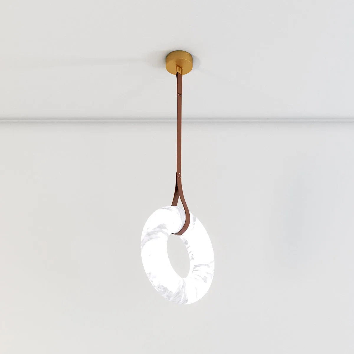 Aktis Alabaster Pendant Light