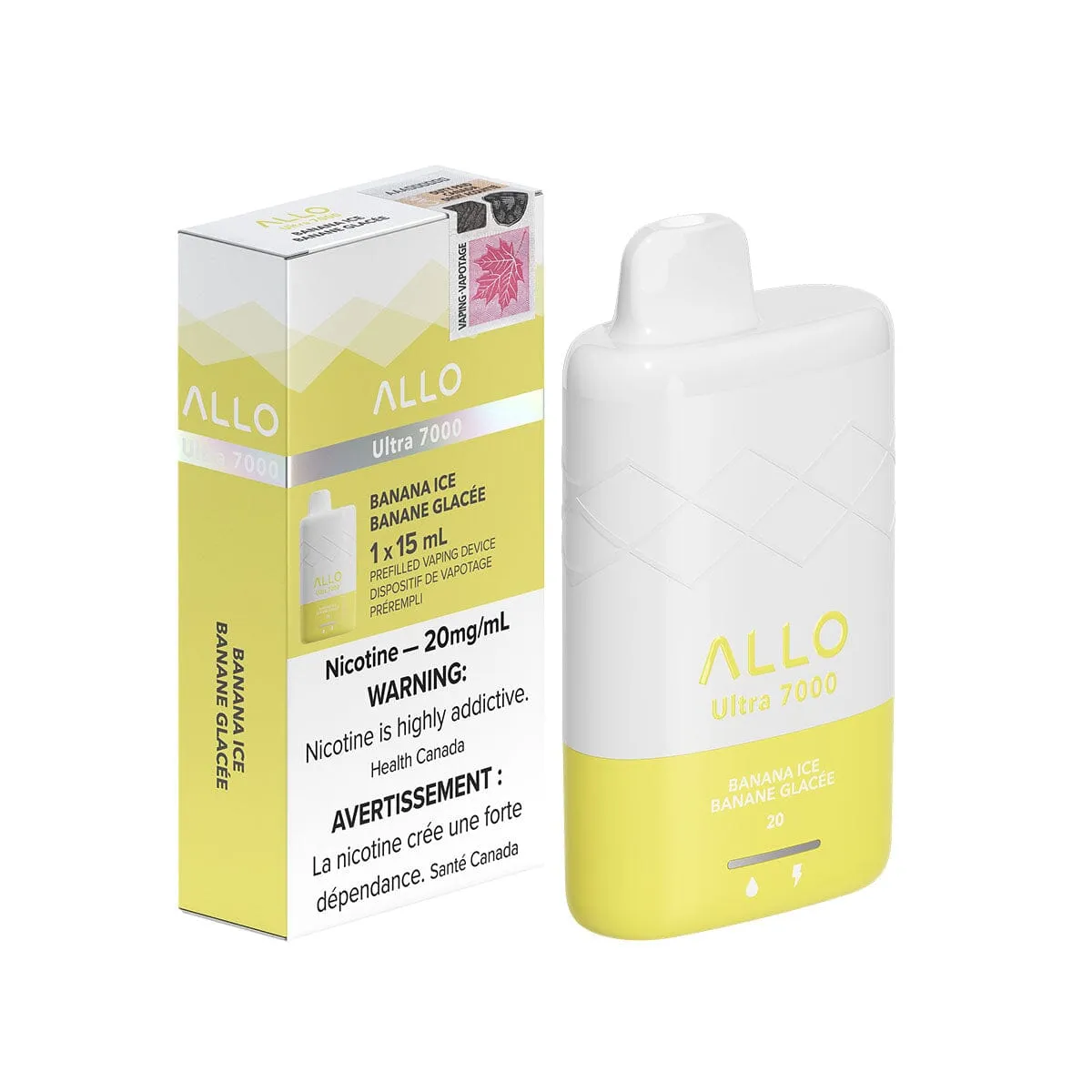 Allo Ultra 7000 Banana Ice Disposable Vape Pen