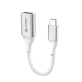 ALOGIC Super Ultra USB 3.1 USB-C to USB-A Adapter - 15cm - Silver (ULCAA-SLV)