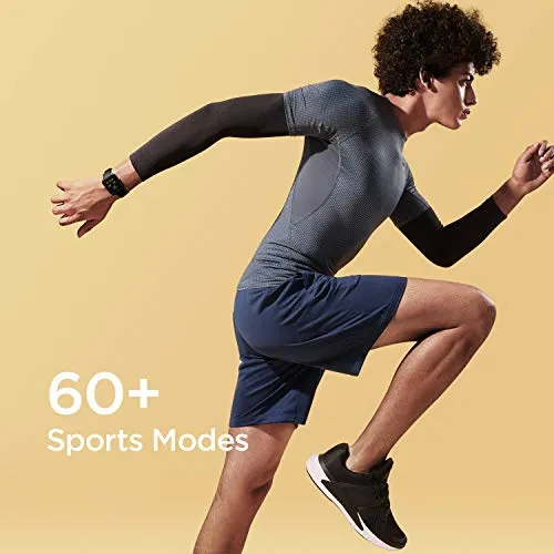 Amazfit Bip U Pro Smart Watch with Alexa Built-In for Men Women, GPS Fitness Tracker with 60  Sport Modes, Blood Oxygen Heart Rate Sleep Monitor, 5 ATM Waterproof, for iPhone Android Phone (Pink)