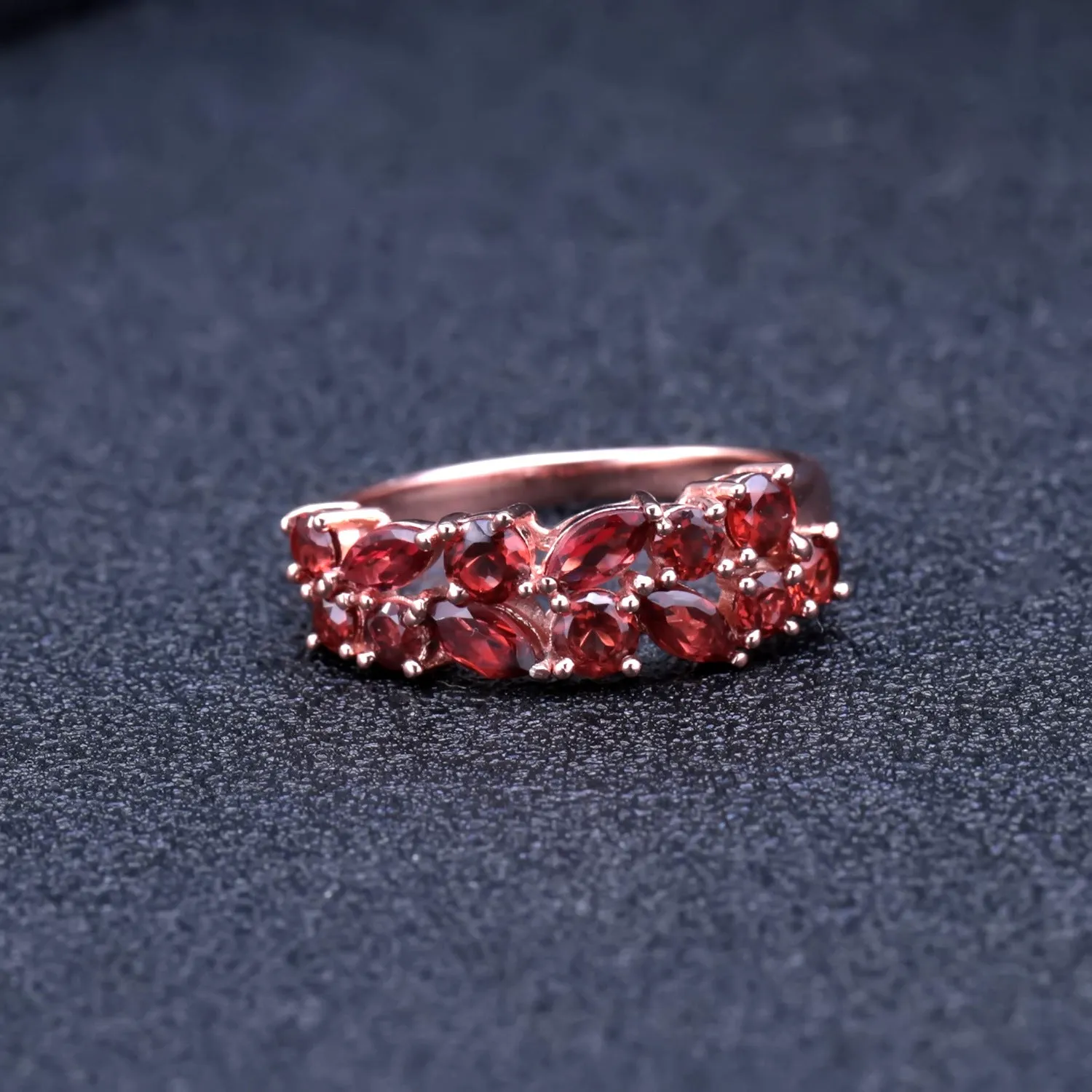 American Fashion S925 Silver Rose Gold Colour Ring for Women