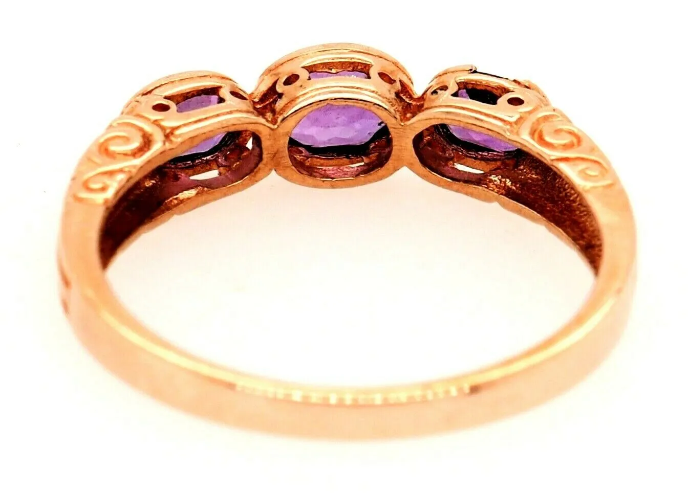 Amethyst 9ct Rose Gold Ring