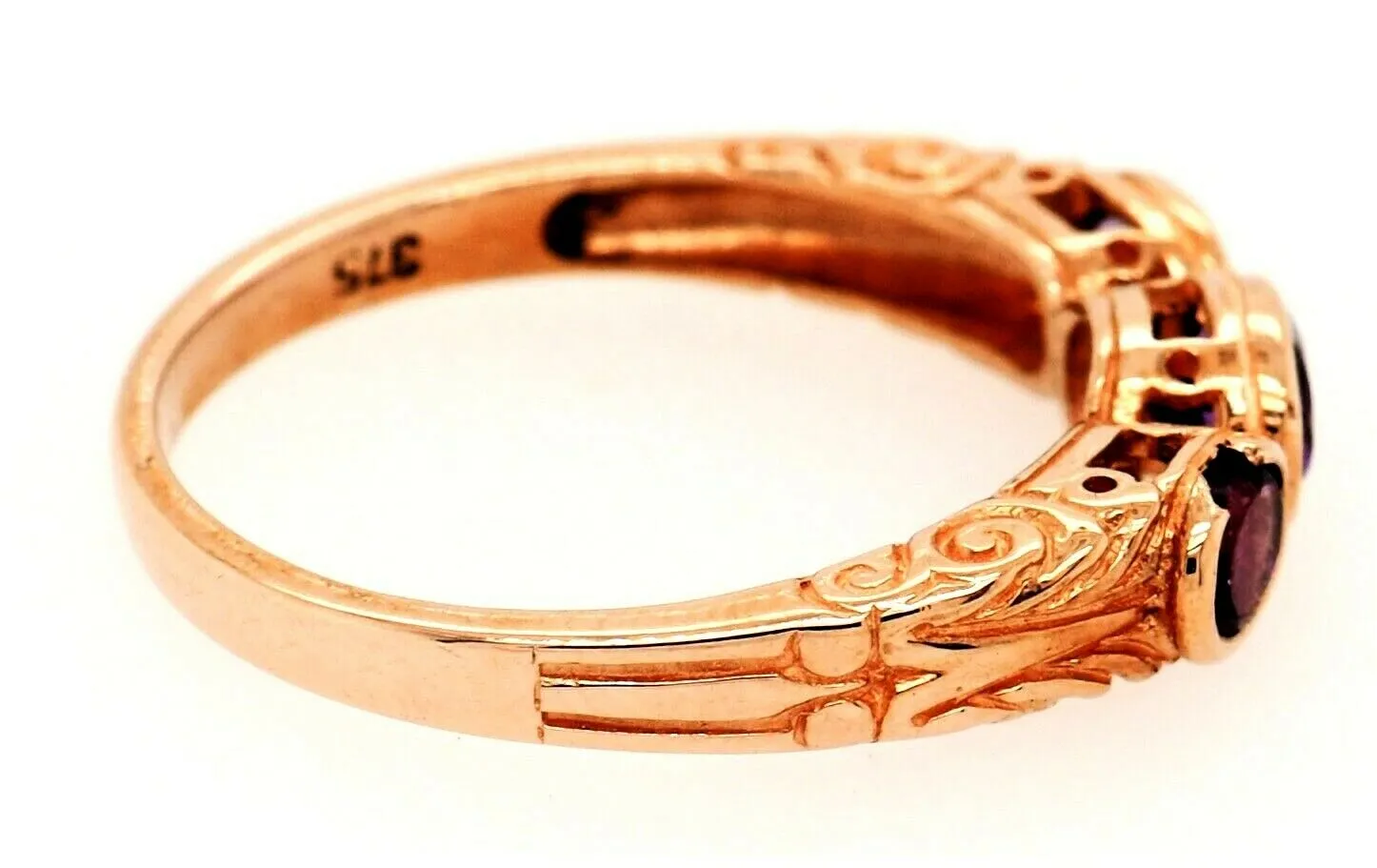 Amethyst 9ct Rose Gold Ring