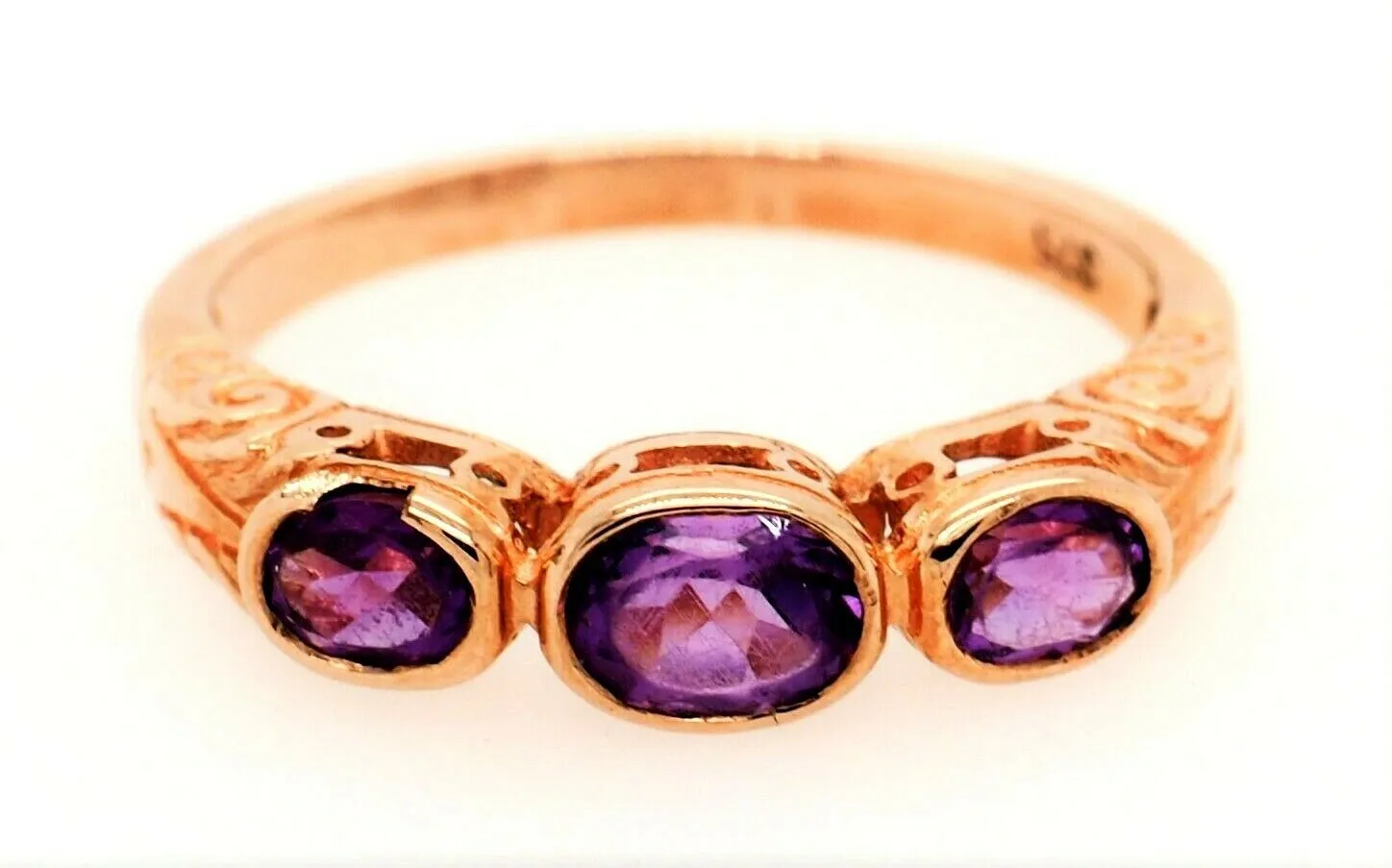 Amethyst 9ct Rose Gold Ring