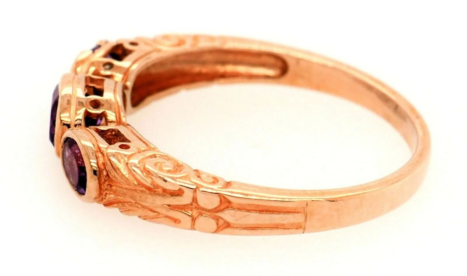 Amethyst 9ct Rose Gold Ring