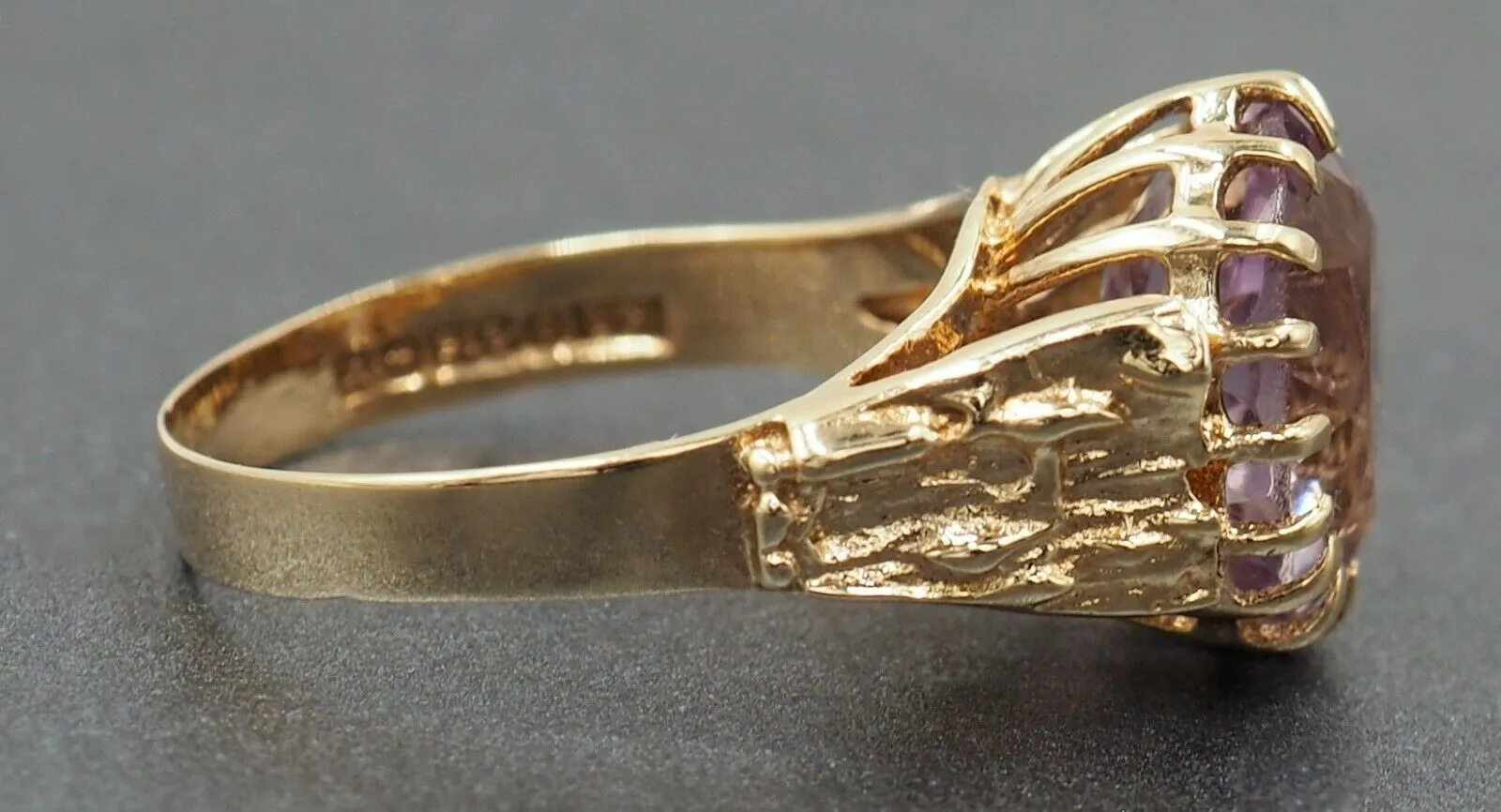 Amethyst 9ct Yellow Gold Ring - Birmingham