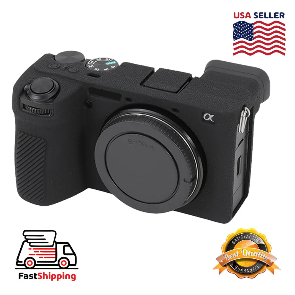 AMZER Lychee Texture Soft Silicone Protective Case For Sony ILCE-6700 / A6700