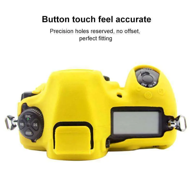 AMZER® Soft Silicone Protective Case for Nikon D850 - Yellow
