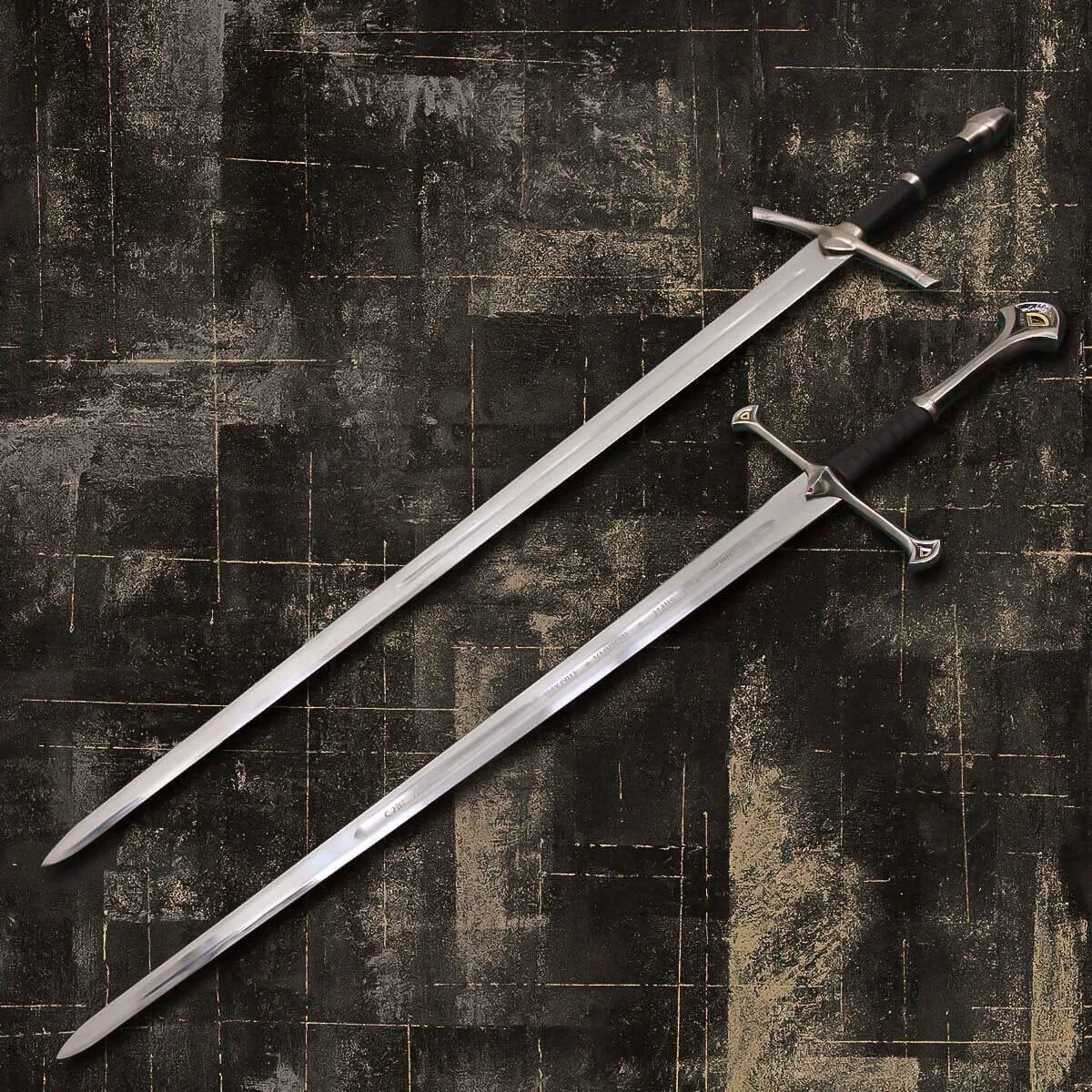 Anduril Sword and Aragorn Strider Ranger Sword with knife And Aragorn Strider Ranger Sword with knife Lord Of The Ring Pair