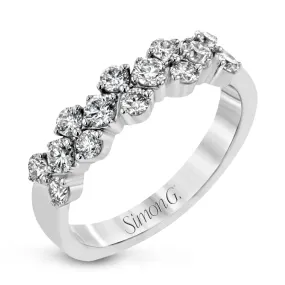 Anniversary Ring In 18k Gold With Diamonds