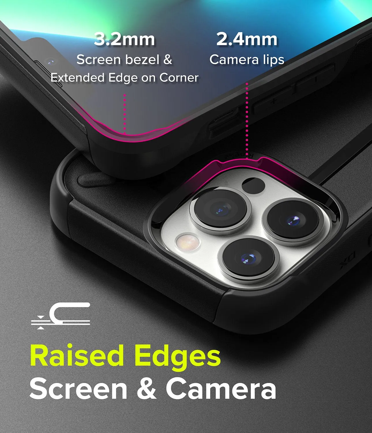 Apple iPhone 13 Pro Max Case Cover| DX Series| Black