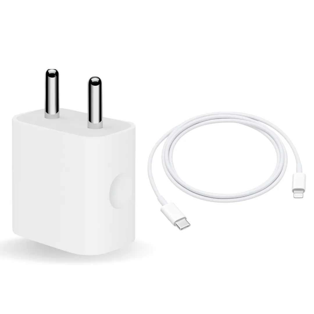 Apple iPhone 14 Pro 20W USB‑C Power Adapter With USB-C to Lightning Charge Cable