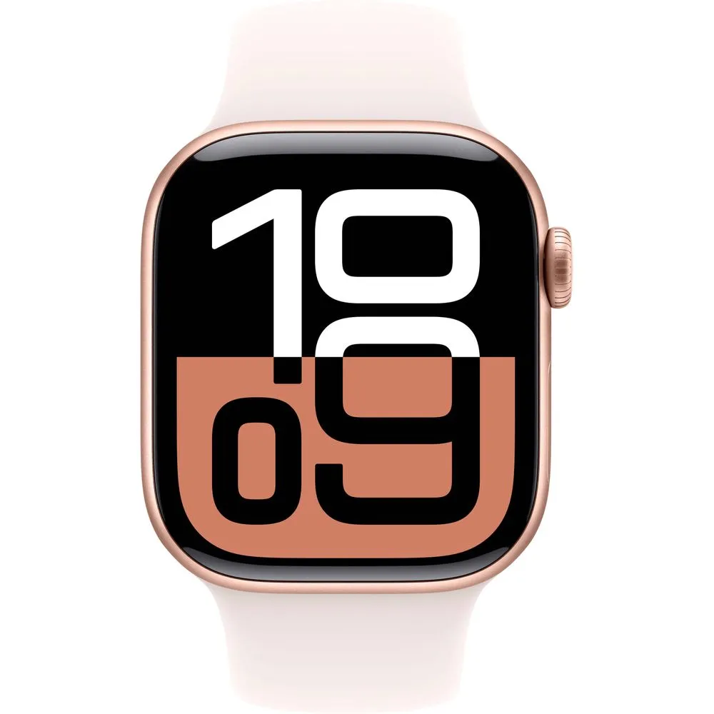 Apple Watch Gen 10 Series 10 42mm Rose Gold Aluminum - Light Blush Sport Band MWWJ3LW/A