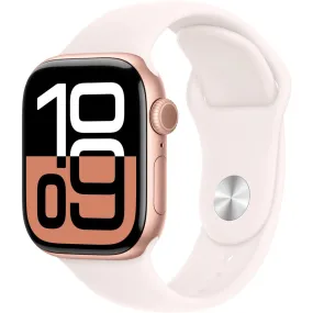 Apple Watch Gen 10 Series 10 42mm Rose Gold Aluminum - Light Blush Sport Band MWWJ3LW/A
