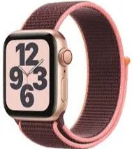 Apple Watch SE (GPS   Cellular) 40mm Gold Aluminum Case with Plum Sand Sport Band