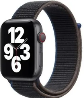 Apple Watch SE ( GPS   Cellular ) 44mm (Space Grey With Sports Loop ) - MYEU2LL/A