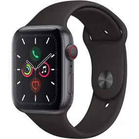 Apple Watch Series 5 (GPS   Cellular, 40mm) - Space Gray Aluminum Case with Black Sport Band